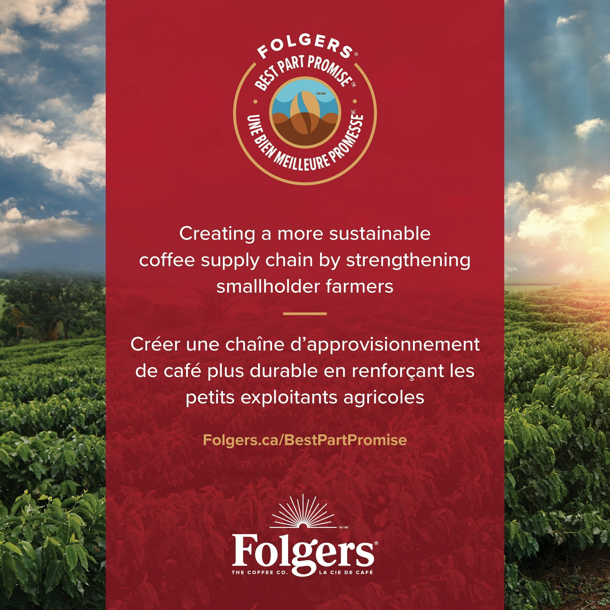 Folgers 1850 Pioneer Blend, Ground Coffee, 340g/12oz. - Folgers Promise